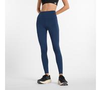 New Balance Donna NB Harmony Pocket High Rise Legging 27" in Blu, Maglia di Poliestere, Taglia XS