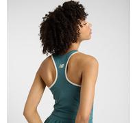 New Balance Donna Novelty Tournament Tank in Verde, Maglia di Poliestere, Taglia S