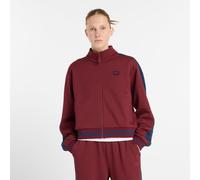 New Balance Donna Post Season Pique Track Jacket in Rosa, Maglia di Poliestere, Taglia XL