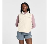 New Balance Donna Quilted Vest in Beige, Politessuto, Taglia XL