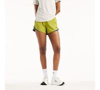 New Balance Donna RC Essential Short 3" in Verde, Politessuto, Taglia XL