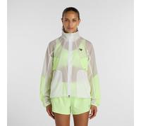 New Balance Donna RC Jacket in Verde, Politessuto, Taglia M