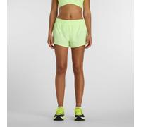 New Balance Donna RC Short 3" in Verde, Politessuto, Taglia M
