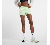 New Balance Donna RC Short 3" in Verde, Politessuto, Taglia S