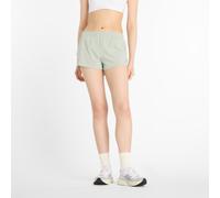 New Balance Donna RC Short 3" in Verde, Politessuto, Taglia XS