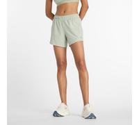 New Balance Donna RC Short 5" in Verde, Politessuto, Taglia M