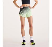 New Balance Donna RC Ultra Light Printed Short 3" in Verde, Nylon Intrecciato, Taglia M