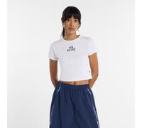 New Balance - Trackside Ringer T-Shirt Bianco - Abbigliamento M Bianco