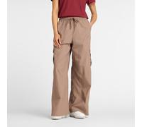 New Balance Woven Cargo Pant Donna - Pantaloni Marrone - Taglia S - Nylon Brown S