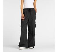 New Balance Donna Woven Cargo Pant in Nero, Politessuto, Taglia S