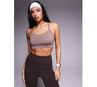 New Balance - NB Essential Yoga Bra Marrone - Abbigliamento XS Marrone