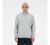 New Balance Felpa da Uomo Girocollo Small Logo Grigia Taglia XL Codice MT41507AG Grigio