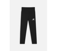 New Balance - Essentials Stacked Logo Cotton Legging Nero - Abbigliamento 6 - 7A Nero