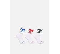 New Balance - Everyday Stripe Midcalf 3 Pack Bianco - Calze e collant 35 - 38 Bianco