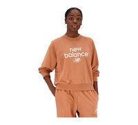 New Balance Felpa Donna Essentials REIMAGINED Archive Neck Sepia, M