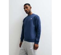 new balance Felpa navy / offwhite Uomo - Streetwear - Felpe - Felpe senza cerniera new balance S