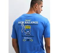 New Balance - Fish and chips - T-shirt blu uccello L