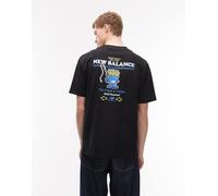 New Balance - Fish and Chips - T-shirt nera-Nero S