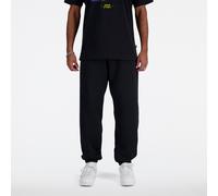 New Balance fleece Uomo - Pantaloni Nero - Taglia L - Jersey di cotone Black L