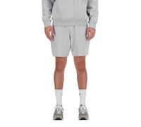 Pantaloni corti New Balance French Terry grigio - M