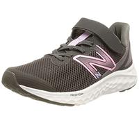 New Balance Fresh Foam Arishi v4 Bungee Lace with Hook And Loop Top Strap, Scarpe da Ginnastica, Grey, 30 EU