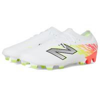 New Balance Furon Team Fg V8, Bianco/Rosso energia/Hi-lite, 9 Wide Women/7.5 Men