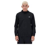 Woven Full Zip Jacket by New Balance S Nero