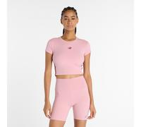 New Balance Harmony Fitted Maglietta Donna in rosa, Taglia: XS