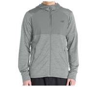 New Balance - Heat Grid Hooded Full Zip - Maglia con zip e cappuccio S grigio