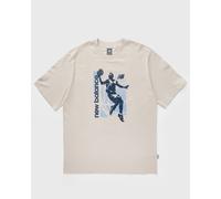 New Balance Hoops Graphic Vintage Tee men Shortsleeves beige in taglia:S