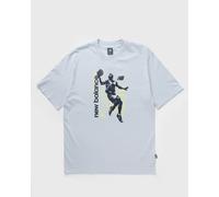 New Balance Hoops Graphic Vintage Tee men Shortsleeves blue in taglia:XL