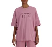 IC JR T-SHIRT W by New Balance M Rosa