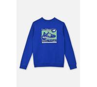 New Balance Kids - NB Sneaker Poster Graphic FT Crew Blu - Abbigliamento 7 - 8A Blu