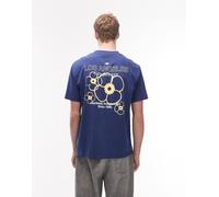 New Balance - LA City Run - T-shirt blu navy L