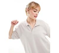 New Balance - Linear Heritage - Camicia in French Terry color grigio pietra di luna in tessuto French Terry M