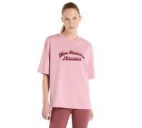 New Balance - Linear Heritage - T-shirt oversize rosa taffy XS