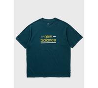 New Balance Linear Lines Tee men Shortsleeves white in taglia:L