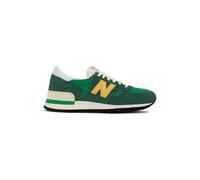 New Balance Uomo MADE in USA 990 in Verde/Giallo, Leather, Taglia 40.5