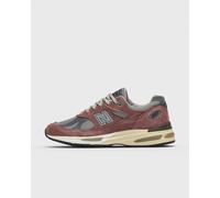 New Balance Unisex Made in UK 991V2 in Rosa/Grigio, Pelle Scamosciata/Rete, Taglia 40