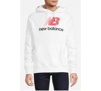 New Balance Made Logo Hood White Taglia: L | Felpe con cappuccio Outlet | Uomo | Bianco