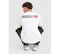 New Balance Maglia Back Logo, Bianco XL