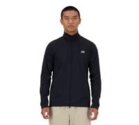 New Balance Maglia Tecnica da Uomo con Zip Intera, Grigio Atletico., Medium