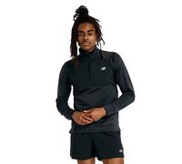 New Balance Rc Essential Heat Grid 1/2 Zip Black Taglia: L | Maglioni a maglia Outlet | Uomo | Nero