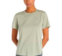New Balance - Maglietta da trail running traspirante da donna - Athletics T-Shirt W Ash Heather per Donne - Taglia S - Grigio Grigio S