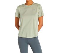 New Balance - Maglietta da trail running traspirante da donna - Athletics T-Shirt W Green per Donne - Taglia S - Verde Verde S