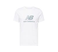 T-shirt New Balance Stacked Logo manica corta bianco - M