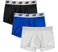 New Balance Men's 3" Boxer Brief No Fly, with Pouch, 3-Pack