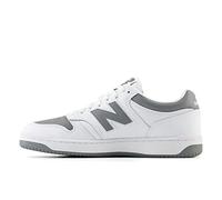 New Balance Men's BB480 V1 Sneaker, White/Harbor Gray/White, 8.5