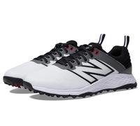 New Balance Men's Fresh Foam Contend V2 Golf Shoe, Bianco e Nero, 12 UK X-Wide