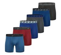 New Balance Men's Premium Performance Boxer Brief, Black/Team Royal/Mercury Red/Dark Grey/Blue Agate/Indigo